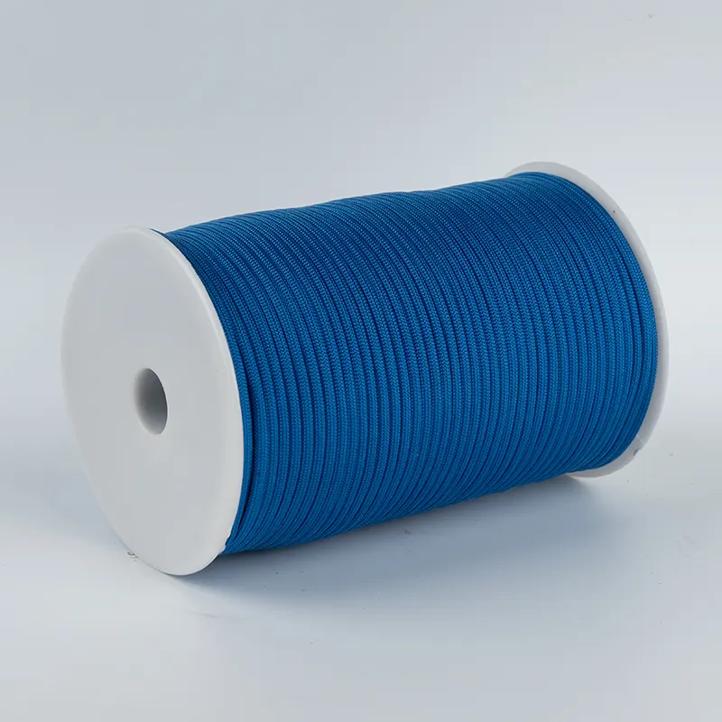 7 Strand Core 4mm Solid Blue 550 Polyesteri Paracord